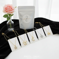 Necklaces with matte pouch